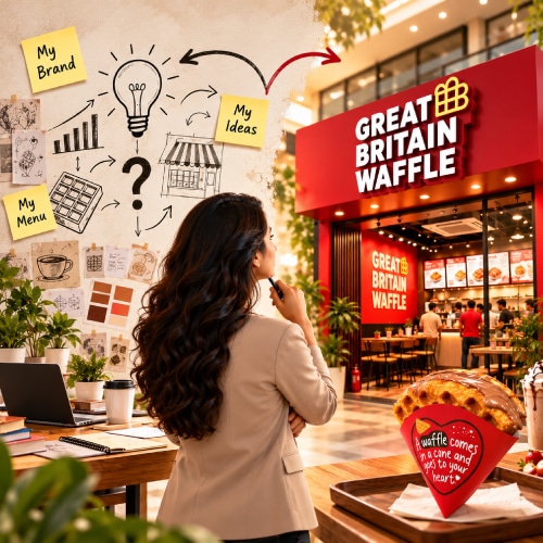 Franchise or Your Own Brand? Finding the Best Waffle Franchise Brand in India
